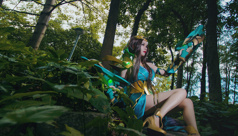 王者荣耀同人COS美女五篇-大人我在这里等你--虞姬
