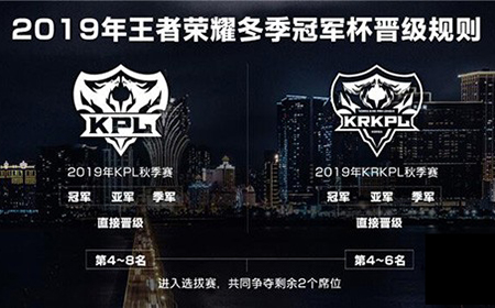 王者荣耀2019年冬季冠军杯什么时候开始  冬季冠军杯赛程时间
