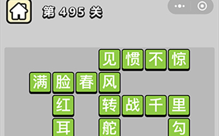 成语小秀才第495关答案  成语小秀才答案495关