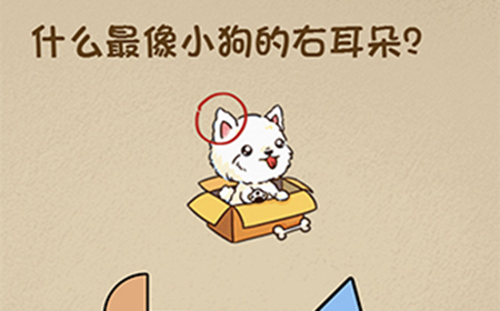 最强的大脑第77关攻略  什么最像小狗的右耳朵